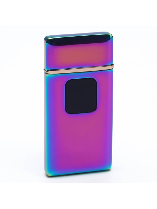 Зажигалка электронная «Люкс», спираль, USB, 7×3.5×0.5 см, хамелеон