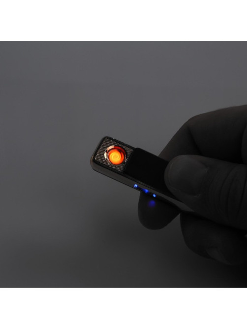 Зажигалка электронная, usb, спираль, 9×1.5 см, чёрная
