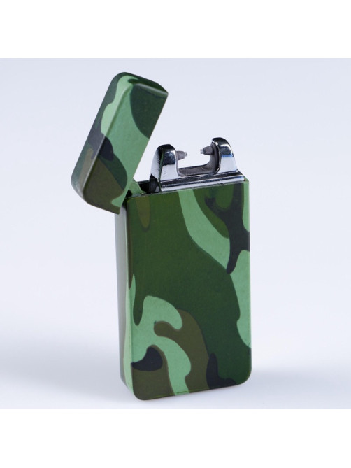 Зажигалка электронная для курения в подарочной коробке, дуговая, USB, 3.5×7 см