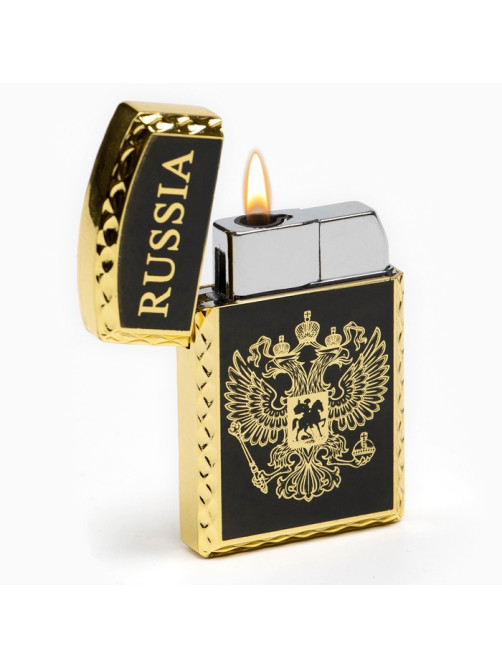 Зажигалка газовая RUSSIA, 1×3.5×6 см