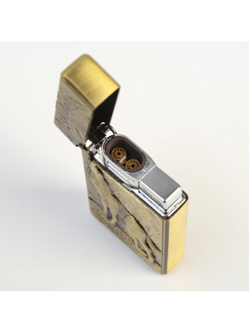 Зажигалка газовая для курения «Волк», пьезо, 5.5×3.5 см