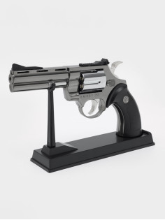 Зажигалка настольная, газовая «Револьвер», пьезо, 24×14×4 см