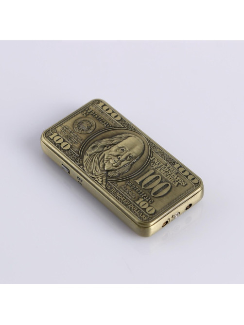 Зажигалка газовая для курения «Доллар», 3.5×7 см