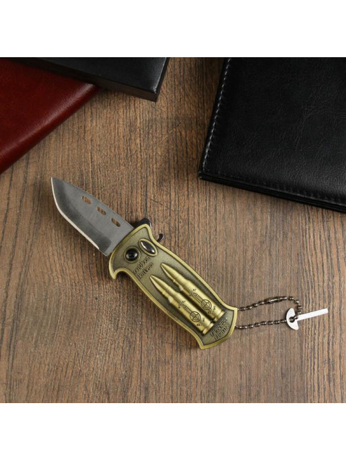 Зажигалка газовая «Нож», пьезо, 7.5×3.5 см
