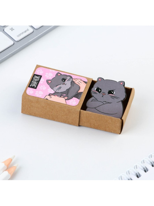 Значок деревянный «Котик», 3.2×4 см
