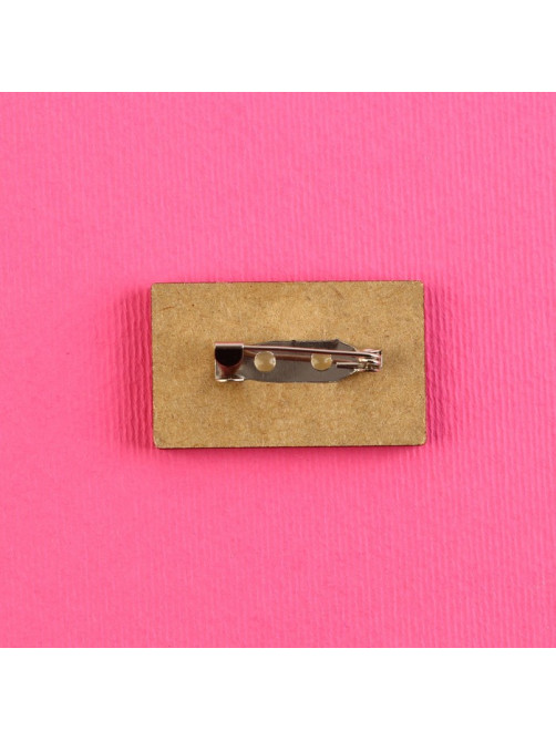 Значок деревянный аниме, 3.3×2 см