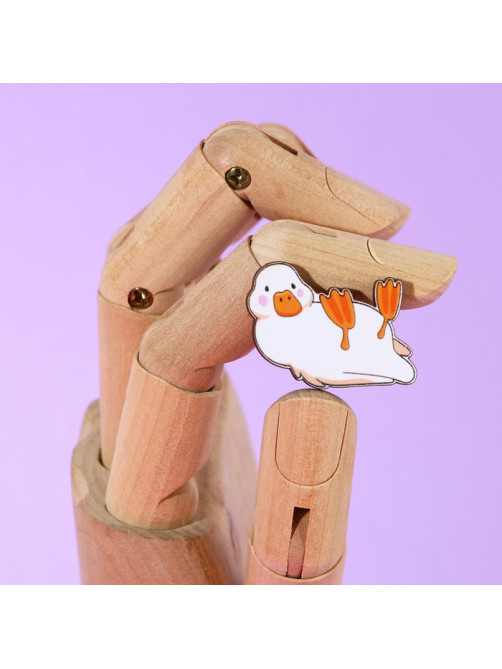 Значок деревянный «Кря», 3.3×2.3 см