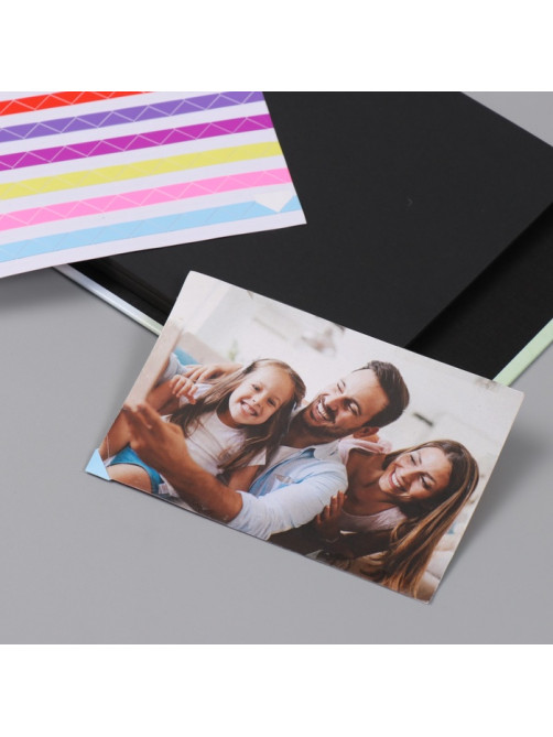 Фотоальбом на кольцах 25 листов Keep memories «Любовь там, где в неё верят!», с наклейками, 19×27×3 см