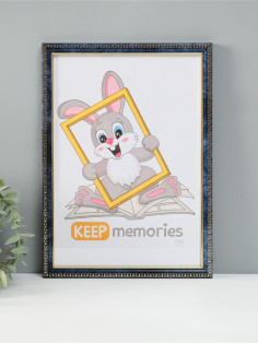 Фоторамка для фото 21×30 см Keep memories «Камея» пластик, бирюза (пластик)
