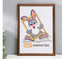 Фоторамка для фото 21×30 см Keep memories, Gabriella, пластик под бронзу