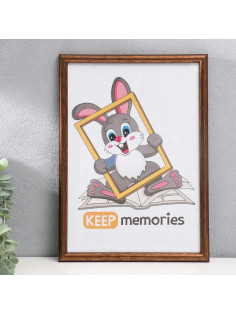 Фоторамка для фото 21×30 см Keep memories, Gabriella, пластик под бронзу