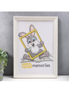 Фоторамка для фото 21×30 см Keep memories, Taylor, пластик, перламутр, (пластиковый экран)