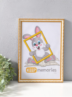 Фоторамка для фото 21×30 см Keep memories «Камышок», белый, (пластик)