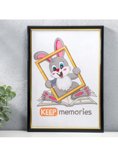 Фоторамка для фото 21×30 см Keep memories, Margot, пластик, чёрный