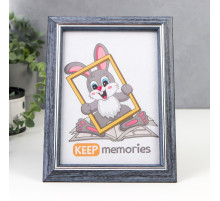 Фоторамка для фото 15×21 см Keep memories, Marie, пластик, серый
