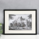 Фоторамка для фото 30×40 см с паспарту 20×30 см Ingrid, пластик, чёрный