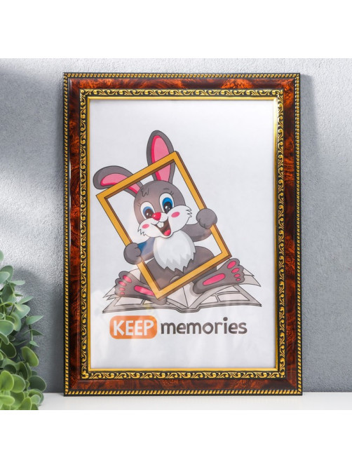 Фоторамка для фото 21×30 см Keep memories, Ada, пластик, тёмный орех