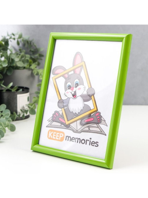 Фоторамка для фото 15×21 см Keep memories, Gabriella, пластик, салатовый