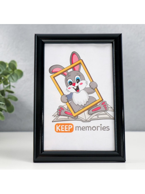 Фоторамка для фото 10×15 см Keep memories, Eliza, пластик, чёрный