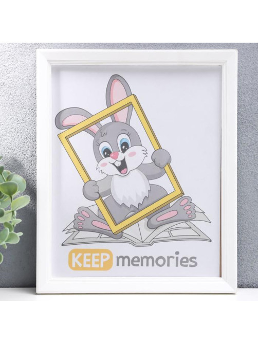 Фоторамка для фото 20×25 см Keep memories, Willow, белый, (пластиковый экран)