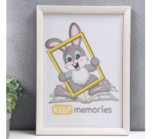 Фоторамка для фото 21×30 см Keep memories, Willow, пластик под перламутр, (пластиковый экран)