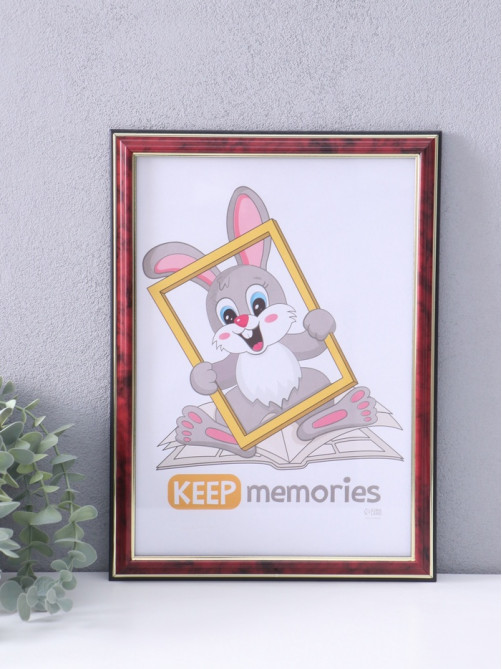 Фоторамка для фото 21×30 см Keep memories «Офис», пластик, яшма, (пластиковый экран)
