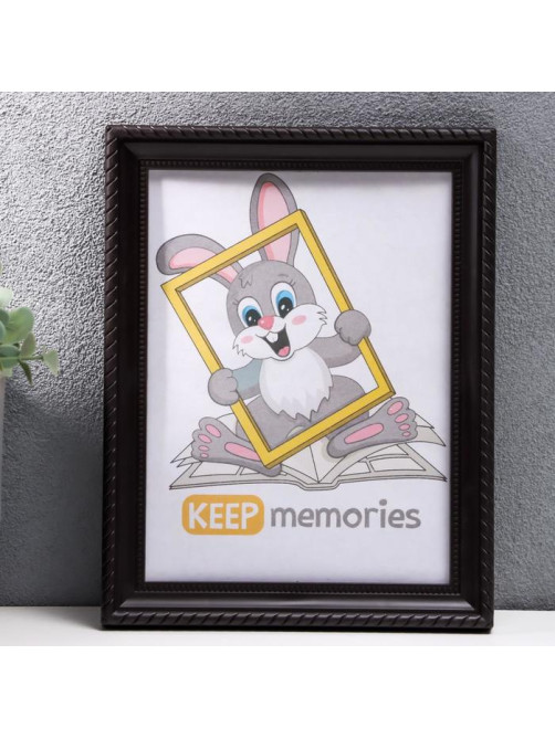 Фоторамка для фото 15×21 см Keep memories, Taylor, пластик под венге, (пластиковый экран)