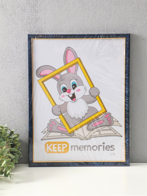 Фоторамка для фото 30×40 см см Keep memories «Офис», пластик, бирюза, (пластиковый экран)