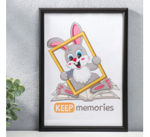 Фоторамка для фото 21×30 см Keep memories, Nala, пластик, матовое тёмное венге