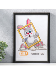 Фоторамка для фото 21×30 см Keep memories, Nala, пластик, матовое тёмное венге