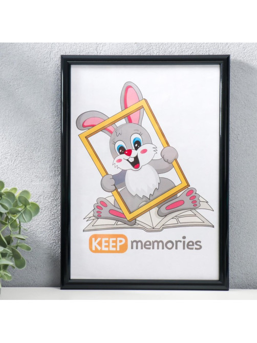 Фоторамка для фото 21×30 см Keep memories, Eliza, пластик, чёрный