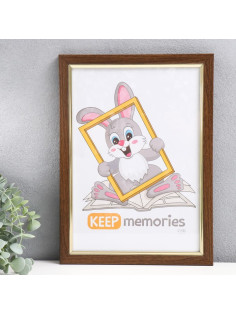 Фоторамка для фото 21×30 см Keep memories «Плаза», под дерево, (пластик)