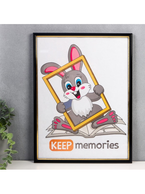 Фоторамка для фото 30×40 см Keep memories, Margot, пластик, чёрный