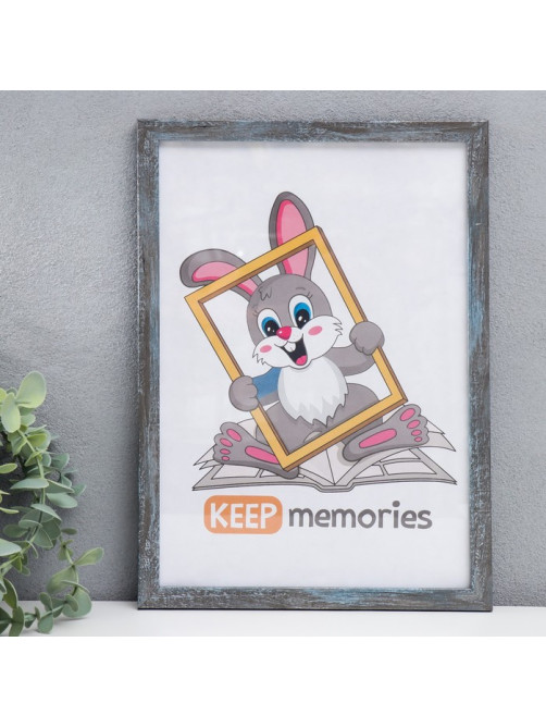 Фоторамка для фото 21×30 см Keep memories, Jasmine, пластик под серебро