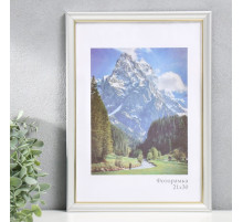 Фоторамка для фото 21×30 см Keep memories «Офис», серебро, (пластик)