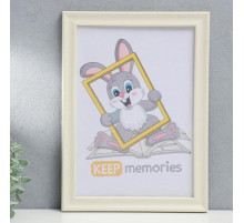 Фоторамка для фото 21×30 см Keep memories, Zoey, пластик, слоновая кость