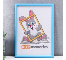 Фоторамка для фото 21×30 см Keep memories, Nala, пластик, голубой