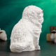 Копилка для денег «Котёнок», гипс, белый, 16×12 см