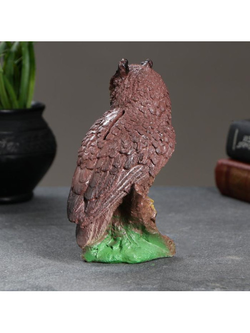 Копилка для денег «Сова натуральная», гипс, 16.5×9×12 см