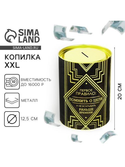 Копилка XXL «Мой первый миллион», 20×12.5 см