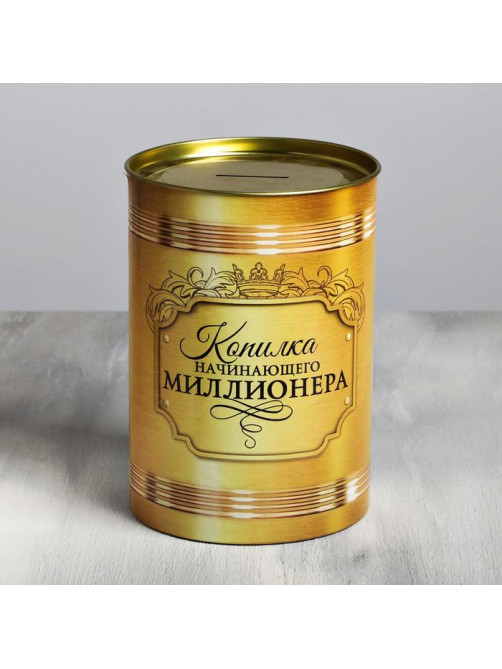 Копилка XXL «Начинающего миллионера», 20×12.5 см