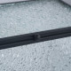 Шкатулка для украшений Wet Glass, органайзер с крышкой стеклянный, с зеркальным основанием, 14.5×8.5 см, прозрачная, чёрная