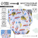 Многоразовый подгузник «Корабли», 3-15 кг, белый, Крошка Я