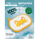 Мочалка детская для купания Доляна «Лиса», 12×8 см, МИКС