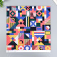 Бумага для скрапбукинга двусторонняя Color geometry, плотность 180 г, 30.5×32 см