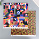Бумага для скрапбукинга двусторонняя Color geometry, плотность 180 г, 30.5×32 см