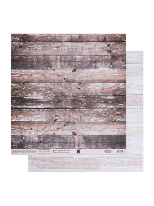 Бумага для скрапбукинга «Деревенский дом», 30.5×32 см, 190 г/м²