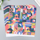 Бумага для скрапбукинга Color geometry, плотность 180 г, 30.5×32 см