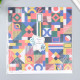Бумага для скрапбукинга Color geometry, плотность 180 г, 30.5×32 см