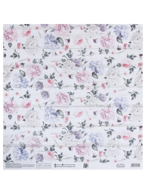 Бумага для скрапбукинга «Нежный возраст», 30.5×32 см, 190 гм
